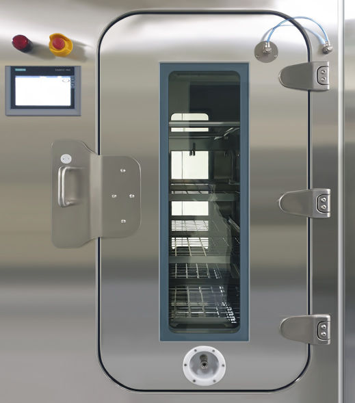 PBSC material decontamination hatch
