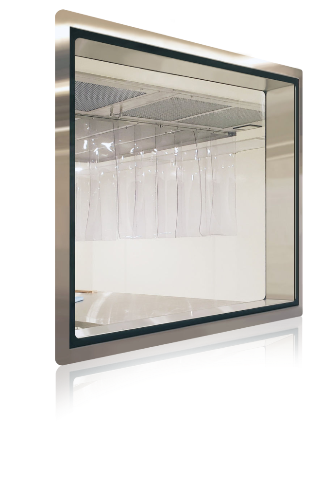 PBSC double glazed cleanroom vision panel