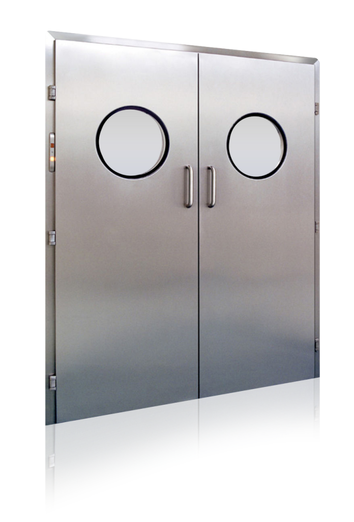 PBSC stainless steel double door set