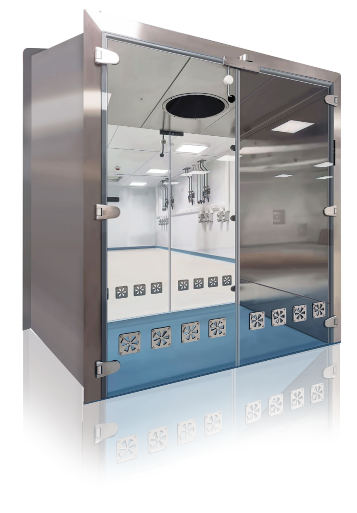 PBSC floor-mounted trolley pass through hatch